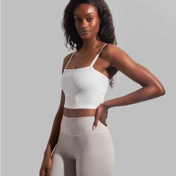 Material Girl Ribbed Tank - Picture 1 of 3